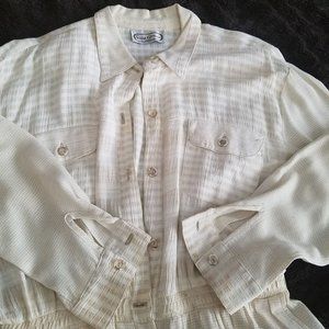 Checkered Cotton Jumpsuit